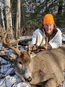 You may see the biggest buck of your life when hunting with Saskatchewan Big Buck Adventures