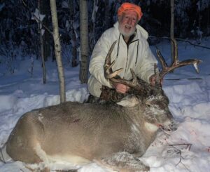 This old warrior was taken at our North Camp in 2021. Book your hunt now with Saskatchewan Big buck adventures.